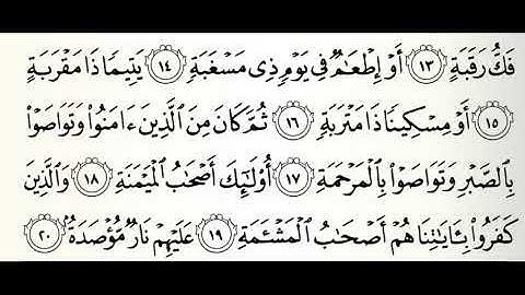 سورة البلد القارئ الدوكالي العالم رواية قالون عن نافع