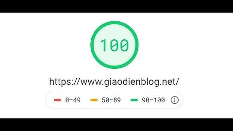 Kiểm tra tốc độ tải trang của giaodienblog.net