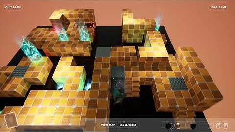 Nineteen Rooms Puzzle Pushing Game - Unreal Engine