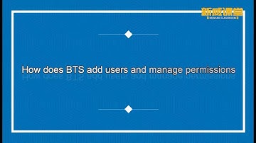 how does BTS add users and manage permissions - battery testing system