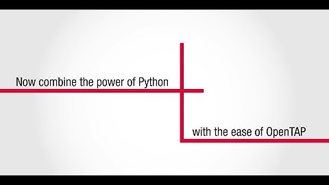 The Python Plugin Built on OpenTAP
