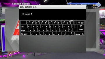 NBA 2K20 AMAZING MLK LOCKER CODE