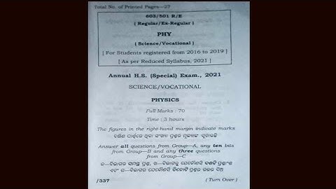 Physics chse board question 2021 #physicspreviousyearquestion #previousyearquestions