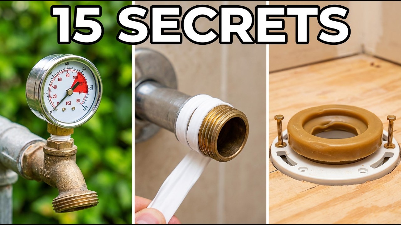15 Plumbing SECRETS That Will Save You THOUSANDS!