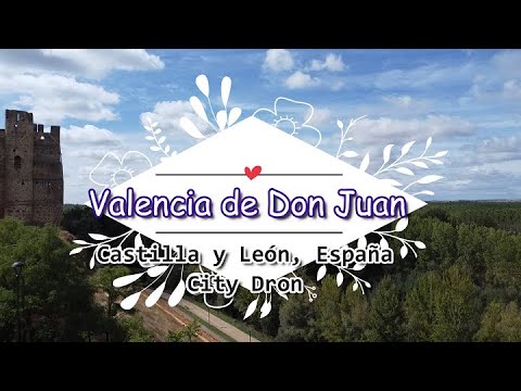 Video con Drone: Valencia de Don Juan, Castilla y León. (DJI MINI SE)