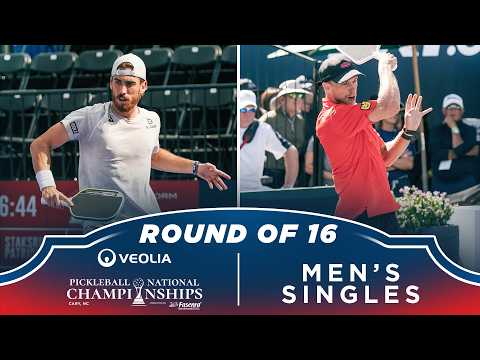 Federico Staksrud v Rafa Lenhard at the Veolia Atlanta Pickleball Championships