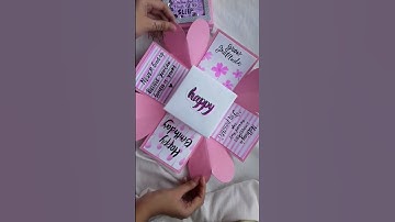 handmade birthday explosion box 💕🎁