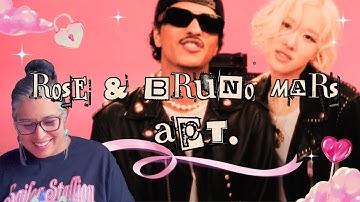 Rose & Bruno Mars| APT. | My First Time Hearing Rose| Music Video & Song Reaction