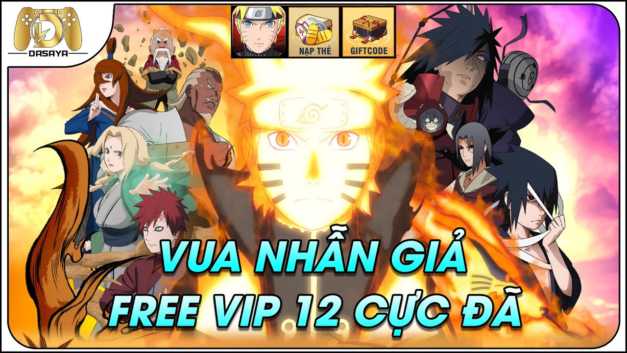 Vua Nhẫn Giả: GAME NARUTO HẤP DẪN QUÀ TÂN THỦ CỰC NGON FREE VIP 12 | 14H 10/06 OPEN S2 SASUKE