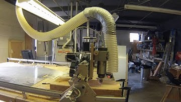CNC Router 3d milling timelapse