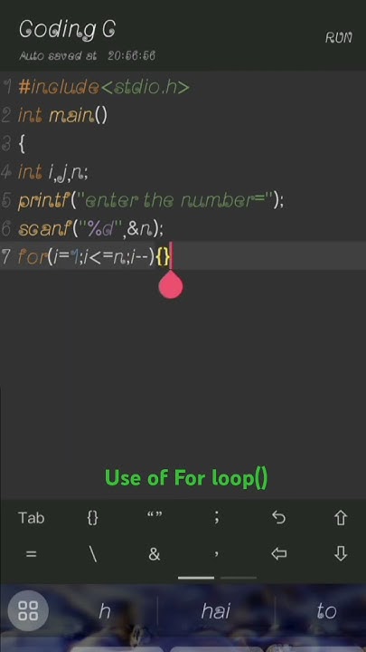 #How to use for_ Loop() in C. #for_loop #c_programming #C_lovers - YouTube