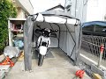 バイク保管庫をリニューアル（コメリ サイクルハウス）