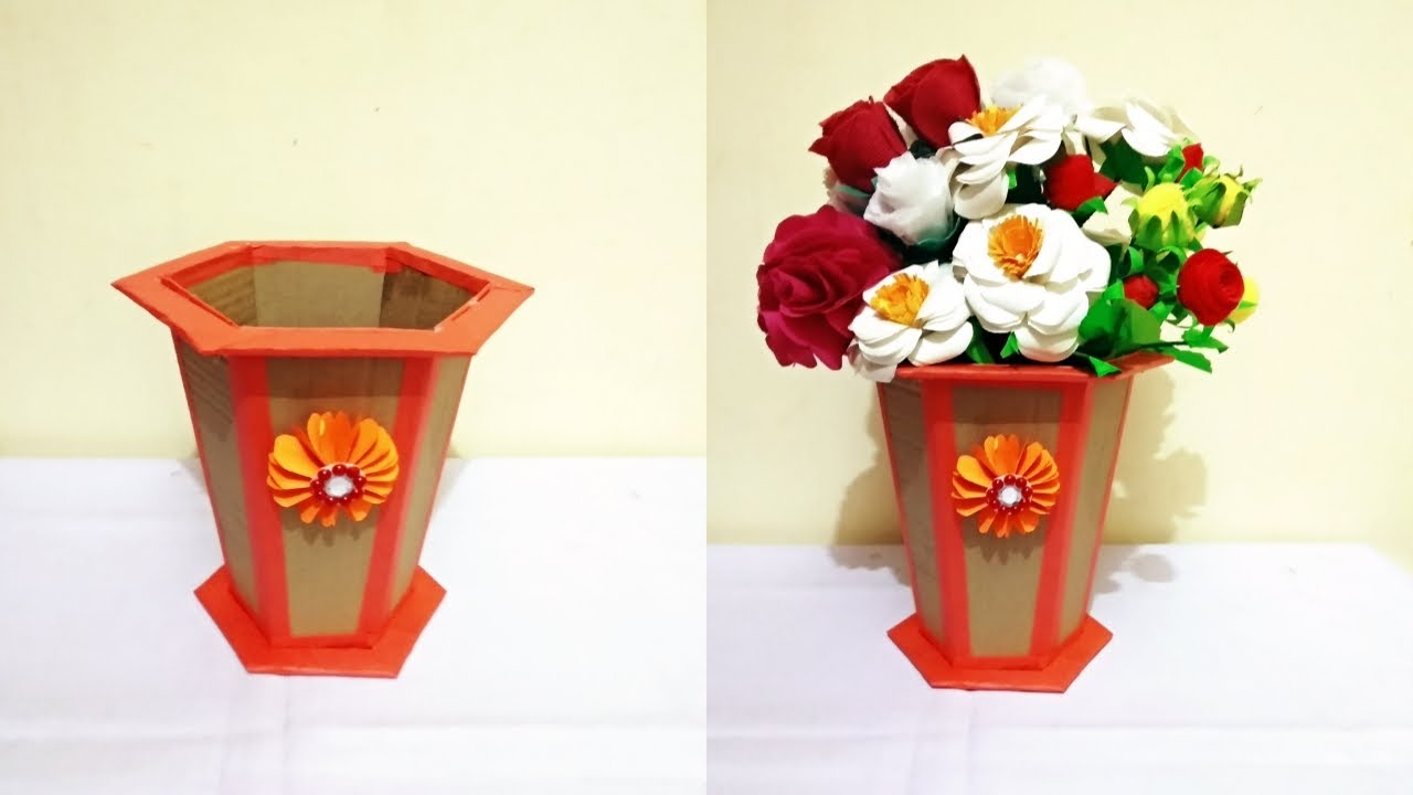 Cardboard Flower Pots