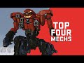 Top 4 Mechs for a New Player in Mechwarrior Online