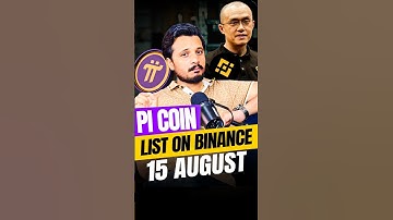 Pi network big News 15 august list on Binance || Pi Coin list on Binance