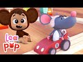 The mouse ran up the clock | Hickory Dickory Dock - Baby Songs with Lea and Pop | Kids Songs