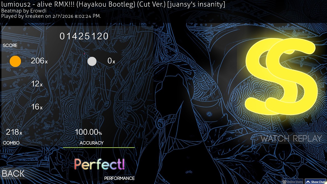 osu!ctb 364 pp | lumious2 - alive RMX!!! (Hayakou Bootleg) (Cut Ver.) [juansy's insanity]