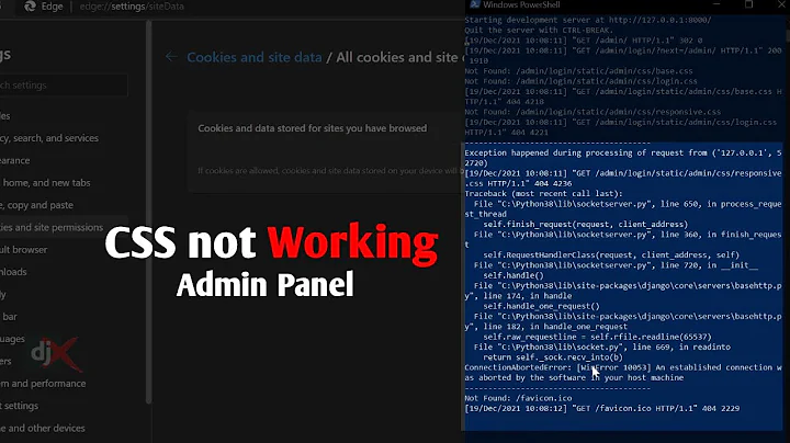 Django CSS not working in Admin Panel | Simple Mistake | CSS not working | Django error |