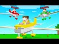 AIRPLANE HUNTERS VS SPEEDRUNNER In Minecraft!