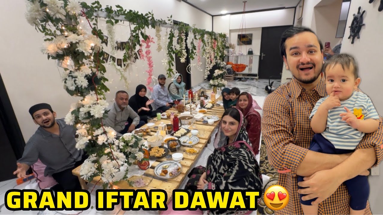 ALHAMDULILLAH VIP iftaar karwadi poori family ko😍meri tabyat kharaab hogai🥹
