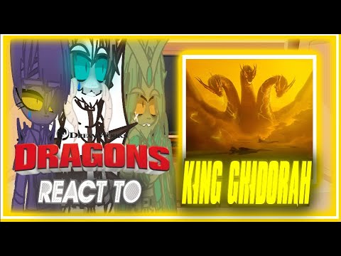 Gacha Club||HTTYD Alpha Dragons + Toothless React To King Ghidorah||🦈Z.R.M.S 2442🦈(No Words)