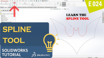 SolidWorks Sketch Tutorial (E024) │ Spline Tool & Batman Logo Sketch – Advanced Sketch