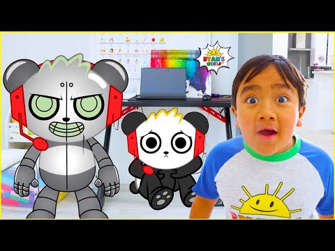 Robo Combo Sneak into Ryan's House 1 hr kids video!