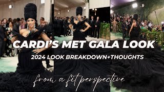 2024 Met Gala- lets review Cardi B’s look from a fit perspective + thoughts on forgetting designer