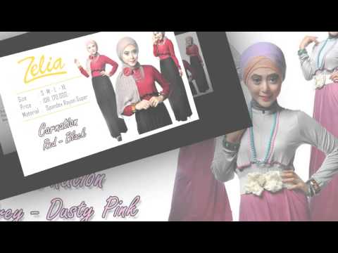 model-baju-muslimah-gamis-terbaru,-zelia-collection