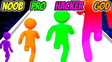 NOOB vs PRO vs HACKER vs GOD - Giant Rush 3D