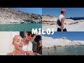 Milos  jakes finally joined me boat day beach hopping where to stay  eat etc