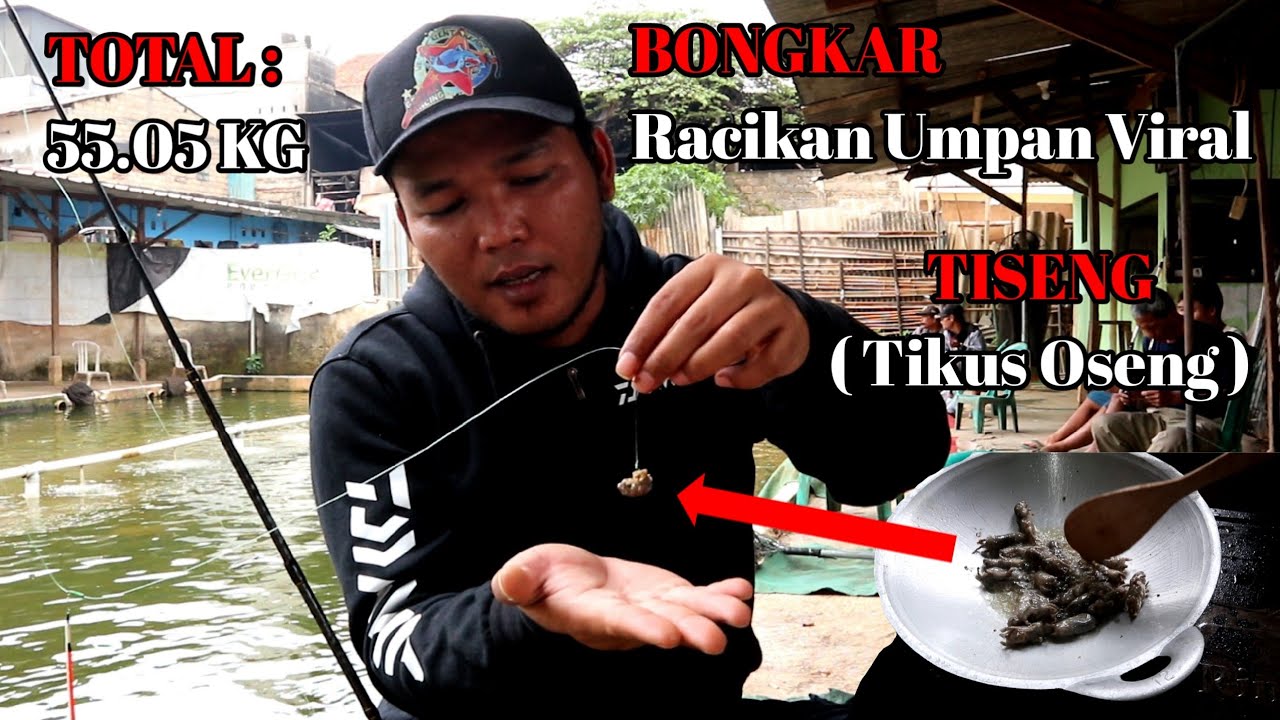 RACIKAN UMPAN TISENG || HITUNGAN DETIK PELAMPUNG HILANG || TOTAL 55.05 KG SATU SESI !