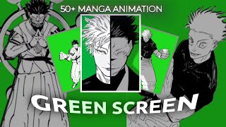 Jujutsu kaisen 50+ character manga animation huge pack for editing