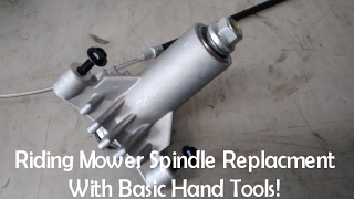 How To Replace The Spindle On Your Riding Mower Or Tractor
