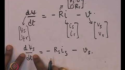 Modeling of Synchronous Machines. dq0 transformation (Contd.)