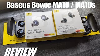 REVIEW: Baseus Bowie MA10s / MA10 TWS Wireless Earbuds - Affordable Hybrid ANC Buds!