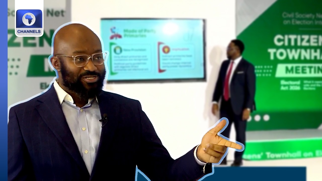 Samson Itodo Reviews Key Areas Of Electoral Act 2026 | Citizens' Townhall