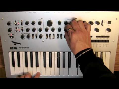 Korg Minilogue: Clicking (Part 7 of 8) [with CC]