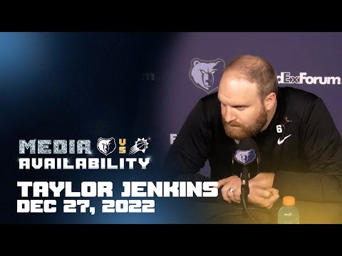 Grizzlies vs Suns: Coach Taylor Jenkins press conference 12.27.22