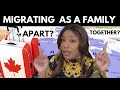 Should i move to canada with family or land first