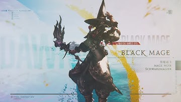 FFXIV Dawntrail Black Mage Job Actions