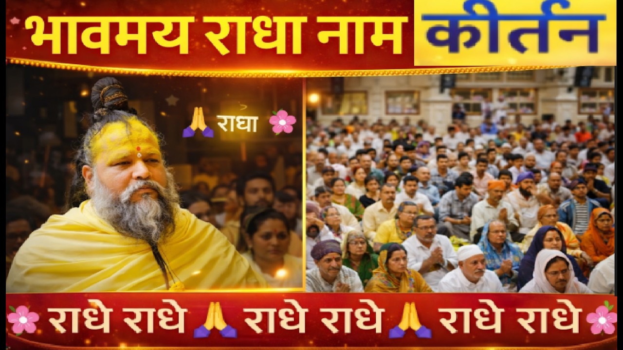 🌷🌸भावमय श्री राधा नाम कीर्तन ✨🌷 | राधा नाम कीर्तन 🌸🙏✨ | Radha Naam Jaap🌸