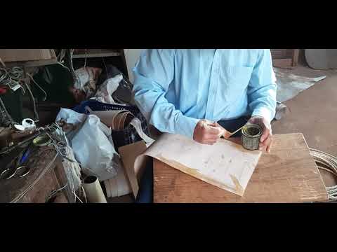 como fazer uma bolsa de couro parte 1