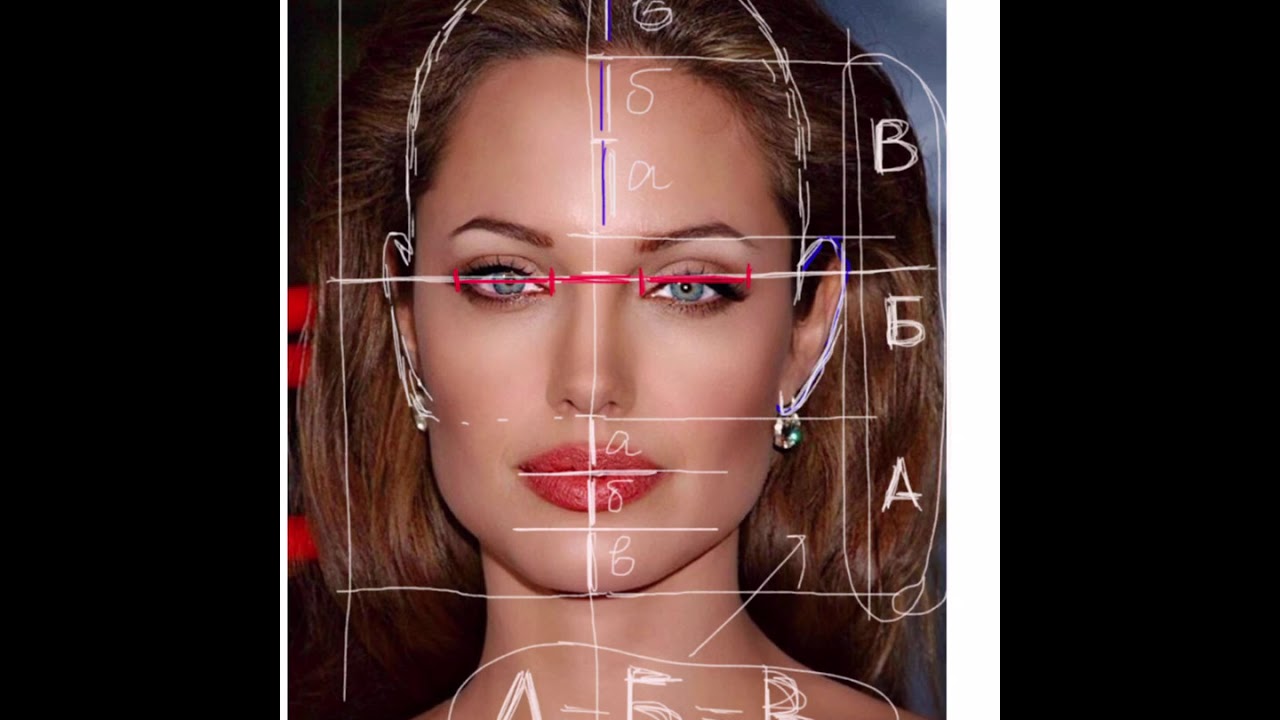 Разбор Портрета. Анджелина Джоли. Angelina Jolie. 