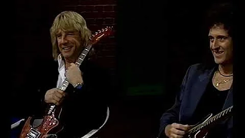 QUEEN/ STATUS QUO - Interview & Guitar Jam (Gute N...