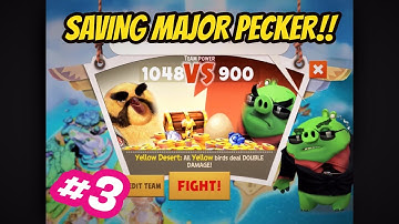 ANGRY BIRDS EVOLUTION | Chapter 3 Boss - Saving Major Pecker! HD