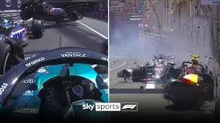 First lap CHAOS in Monaco! 😲🟥 | Monaco Grand Prix 2024 image