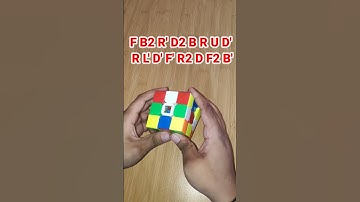 Advanced Checkerboard Pattern On Cube #shorts