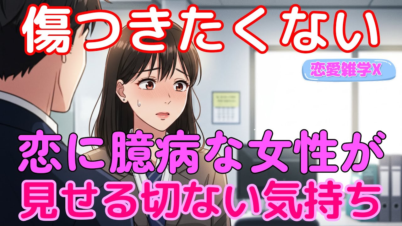 【恋愛雑学マスターＸ】恋に臆病な女性が見せる守りの行動！#恋愛心理 #好きサイン #好き避け