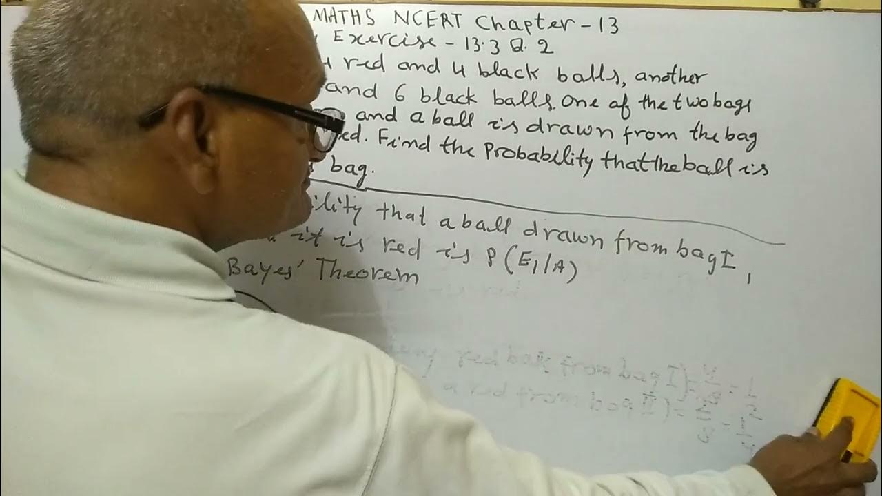 Class xii maths ncert chapter 13 probability exercise 13 3 q 2 youtube